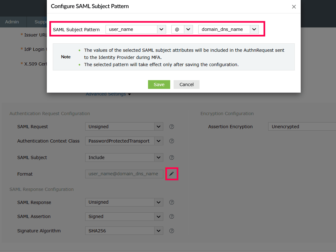 SAML Authentication